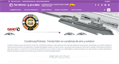 Desktop Screenshot of carabinasypistolas.com